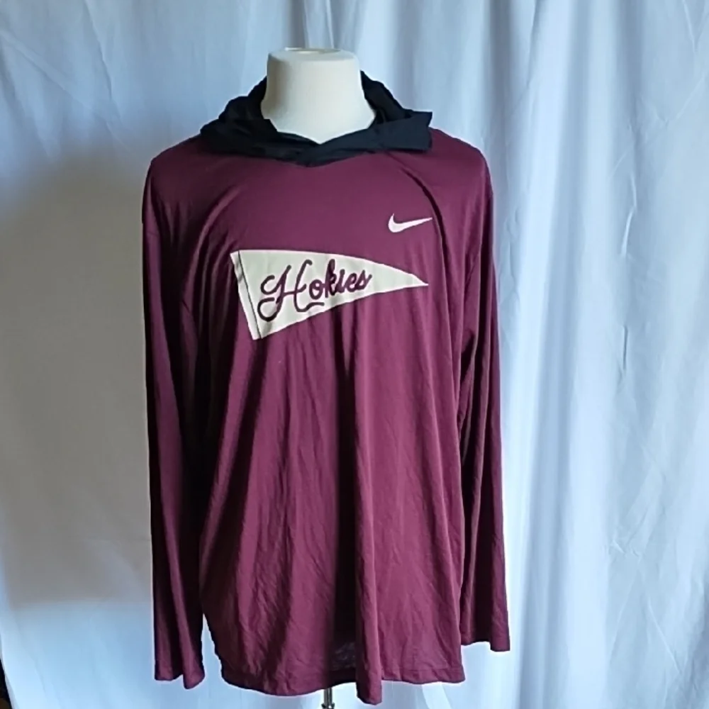 Nike Hokies Burgundy Drifit Shirt
